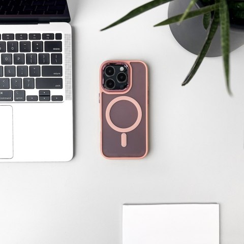 Etui na Samsung Galaxy S24 FE Fashion Case z MagSafe - różowe WOZINSKY