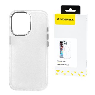 Etui ochronne na Samsung Galaxy S24 FE Glitter Case - przezroczyste z brokatem WOZINSKY