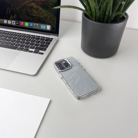 Etui ochronne na Samsung Galaxy S24 FE Glitter Case - przezroczyste z brokatem WOZINSKY