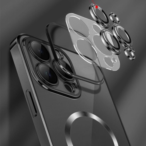 Etui pokrowiec na Samsung Galaxy S24 FE Electroplated Magsafe - złote WOZINSKY