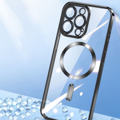 Etui pokrowiec na Samsung Galaxy S24 FE Electroplated Magsafe - złote WOZINSKY