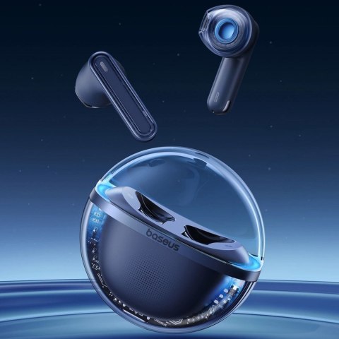 Słuchawki bezprzewodowe Bowie E5x TWS - niebieskie BASEUS