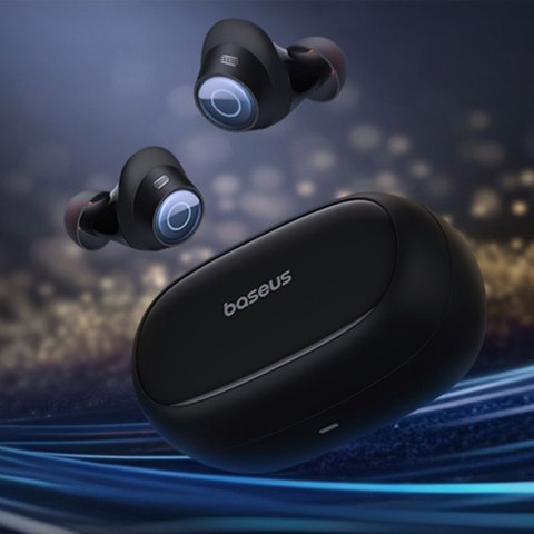 Słuchawki bezprzewodowe Bowie MA20 Pro TWS z ANC i IPX6 - czarne BASEUS