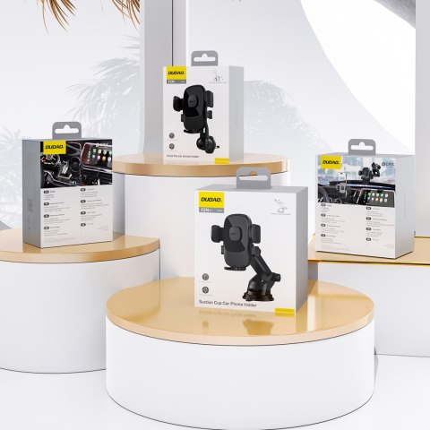 Uchwyt samochodowy na smartfona F2N na kratkę nawiewu 360 stopni - czarny DUDAO