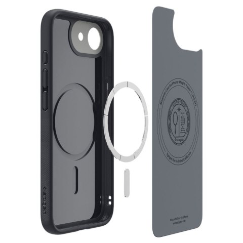 Etui case na iPhone 16e Nano Pop MagSafe - czarny mat SPIGEN