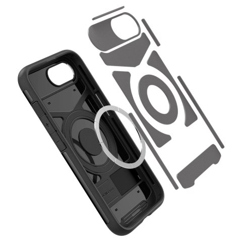 Etui case na iPhone 16e Slim Armor MagSafe - czarne SPIGEN
