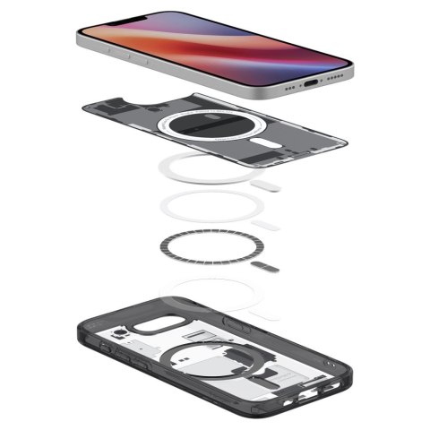 Etui case na iPhone 16e Zero One Ultra Hybrid MagSafe - czarne SPIGEN