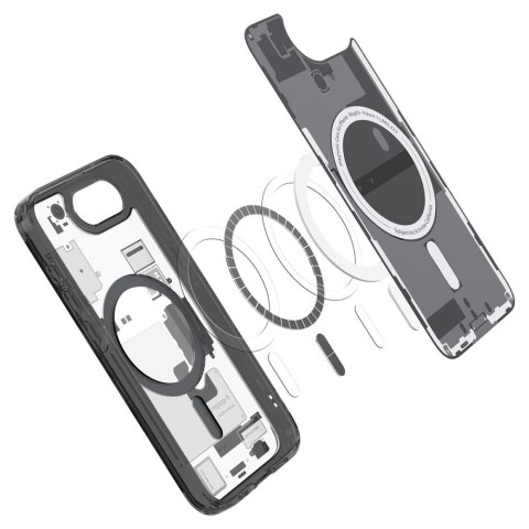 Etui case na iPhone 16e Zero One Ultra Hybrid MagSafe - czarne SPIGEN