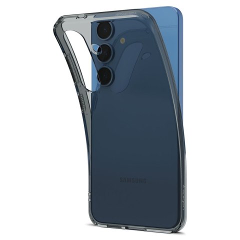 Etui na Samsung Galaxy S25 Liquid Crystal - czarne przezroczyste SPIGEN