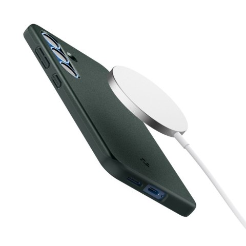 Etui na Samsung Galaxy S25 Thin Fit Mag - zielone SPIGEN