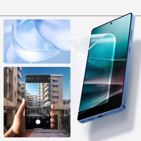 Szkło hybrydowe na Samsung Galaxy S25 Ultra Elite Shield EZ FIT - przezroczyste SPIGEN