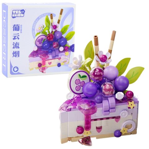 Klocki Konstrukcyjne Torcik Tort Deser Dekorowany 292-357el. LEAN TOYS