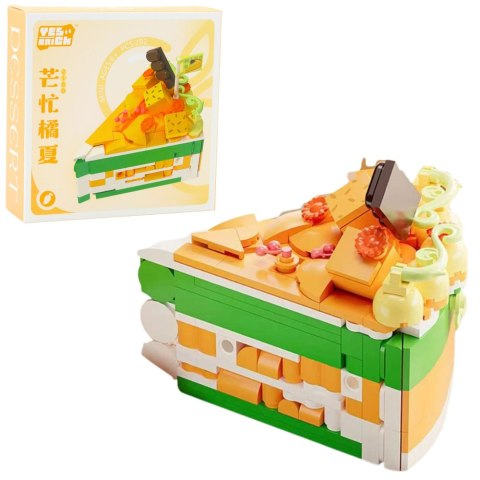 Klocki Konstrukcyjne Torcik Tort Deser Dekorowany 292-357el. LEAN TOYS