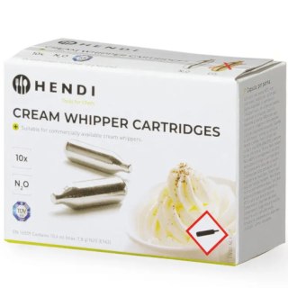 Naboje do syfonu do bitej śmietany gaz N2O 10 szt. - Hendi 588208 Hendi