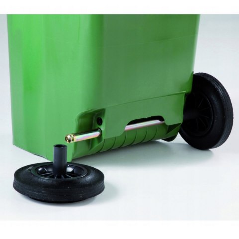 Pojemnik kubeł na odpady i śmieci ATESTY Europlast Austria - czerwony 120L Europlast Austria