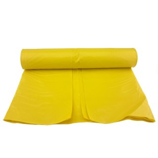 Worki na odpadki śmieci grube 50 mikr. wytrzymałe rolka 25szt. - żółte 120L MEVA