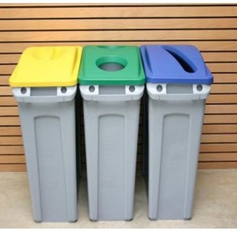 Pokrywa do pojemnika Rubbermaid SLIM JIM reg; brązowa Rubbermaid