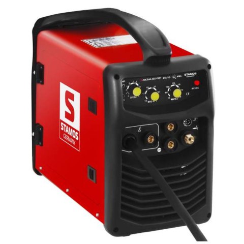 Spawarka półautomat spawalniczy migomat TIG MIG/MAG MMA 250A IGBT Stamos Germany + drut 5kg Stamos Germany