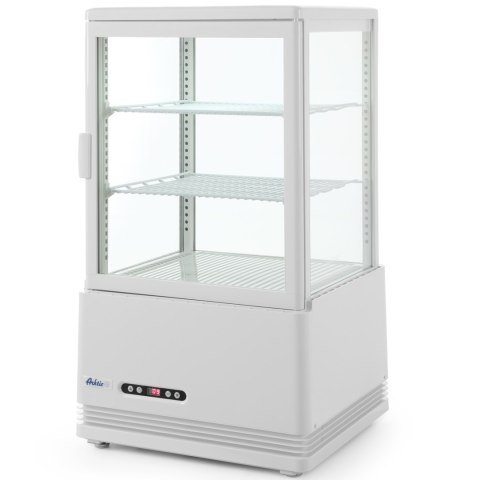 Witryna chłodnicza przeszklona nastawna 58L 2 półki biała ARKTIC Hendi 233610 ARKTIC