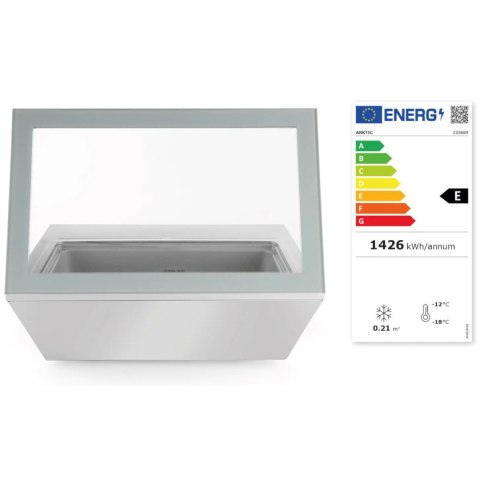 Witryna chłodnicza sałatkowa na 8x GN 1/6 77L ARKTIC Hendi 233689 ARKTIC