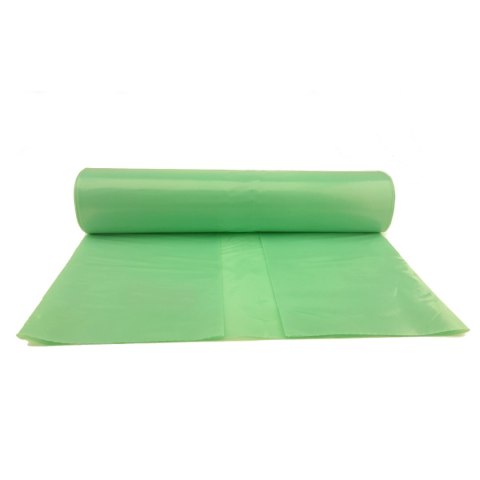 Worki na odpadki śmieci grube 80 mikr. wytrzymałe rolka 15szt. - zielone 120L MEVA