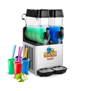 Granitor dyspenser urządzenie do napojów slush granity podwójny 2x 12L Royal Catering
