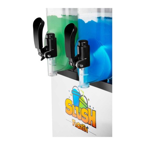 Granitor dyspenser urządzenie do napojów slush granity podwójny 2x 12L Royal Catering