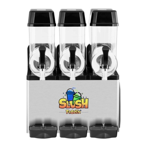 Granitor dyspenser urządzenie do napojów slush granity potrójny 3x 12L Royal Catering