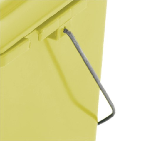 Kosz pojemnik do segregacji sortowania śmieci i odpadków - żółty 10L Europlast Austria