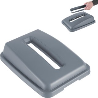 Pokrywa z otworem prostokątnym do kosza pojemnika 60L Amer Box