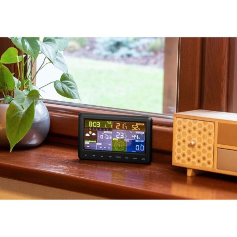 Bezprzewodowa stacja meteorologiczna pogodowa solarna LCD WiFi 100m Steinberg Systems