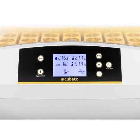 Inkubator wylęgarka klujnik do 42 jaj kurzych 90 W + owoskop Incubato