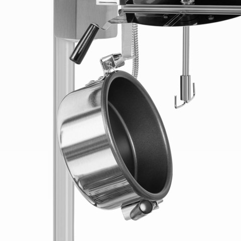 Maszyna automat urządzenie do prażenia popcornu retro TEFLON 1600 W 5-6 kg/h - niebieska Royal Catering