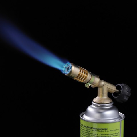 Palnik gazowy na kartusze PB z zaworem 7/16'' WORKER 1,8kW MEVA