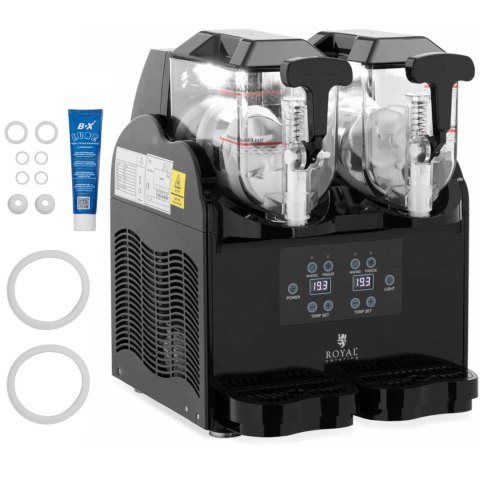 Granitor maszyna do napojów slush sorbetów podwójna 380 W 2 x 3 l Royal Catering
