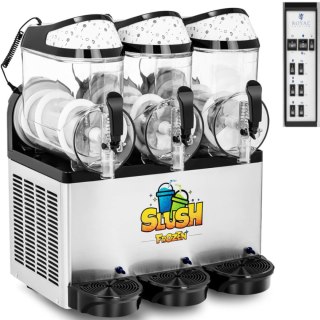 Granitor maszyna do napojów slush sorbetów smoothies potrójna 800 W 3 x 10 l Royal Catering