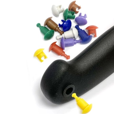 Nóż radełko do pizzy z klipsami HACCP śr. 100 mm - Hendi 617014 Hendi