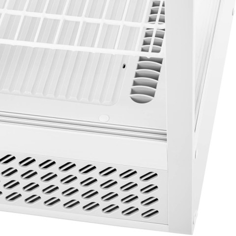 Witryna chłodnicza ekspozycyjna przeszklona 3 poziomy 100 l - biała Royal Catering