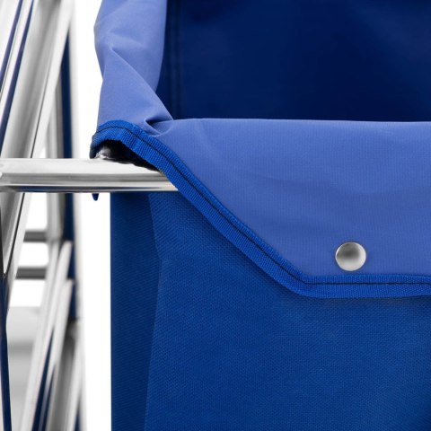 Wózek hotelowy serwisowy na pranie STAL 3 półki pojemnik kosz 88 x 44 x 87 cm Steinberg Systems