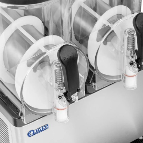 Granitor maszyna do napojów slush sorbetów podwójna LED 2 x 12 l 680 W Royal Catering
