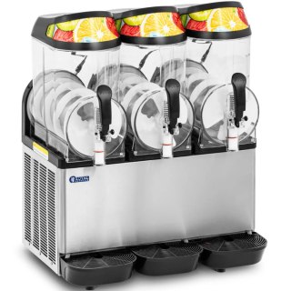 Granitor maszyna do napojów slush sorbetów potrójna LED 3 x 12 l 960 W Royal Catering