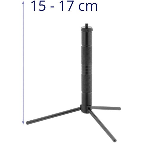 Mini statyw ze szpikulcem do lasera krzyżowego aparatu 15-17 cm gwint 1/4'' Steinberg Systems