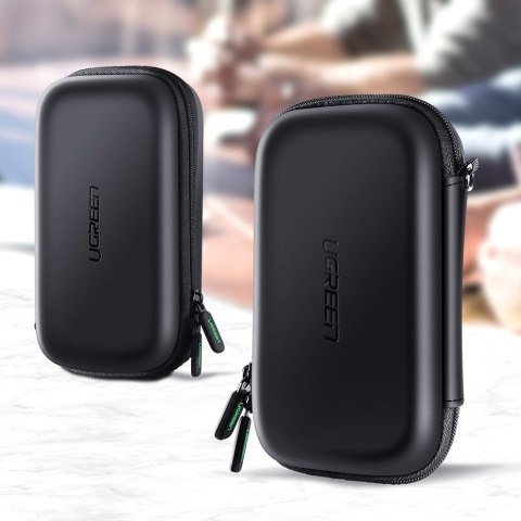 Etui pudełko na dysk twardy HDD i akcesoria GSM 18x9.5x5.5cm czarny UGREEN