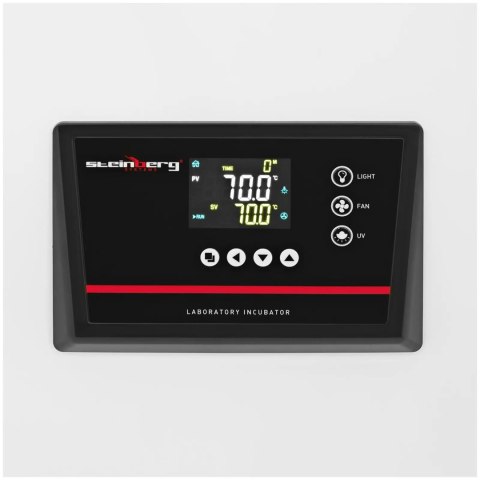 Inkubator laboratoryjny cieplarka mikrobiologiczna do 70 C 125 l 600 W Steinberg Systems