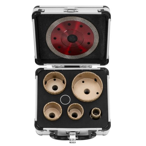 Otwornice diamentowe do szlifierek kątowych 20/35/40/50/68 115 mm M14 - zestaw MSW