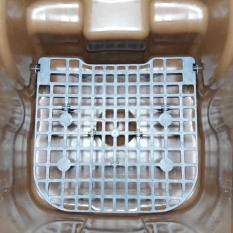 Pojemnik kubeł kosz na BIOodpady z podwójnym dnem brązowy 240L BIO + RUSZT Europlast Austria