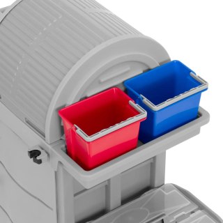 Wózek hotelowy do sprzątania ze schowkiem i workiem 2 wiadrami 128 x 62.5 x 133 cm Ulsonix