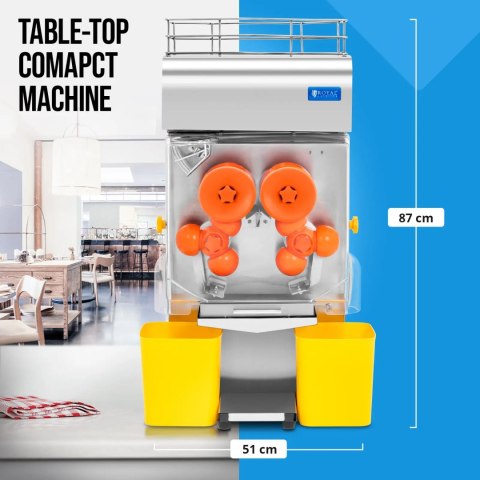 Wyciskarka automatyczna do pomarańczy 20 szt. / min 200 W Royal Catering