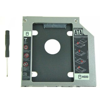 Kieszeń na drugi dysk 2.5 HDD | 12,7mm Qoltec