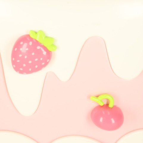 Tort urodzinowy piętrowy do krojenia na rzepy muzyka światła kuchnia 16 elementów różowy Kik Sp. z o. o. Sp. k.